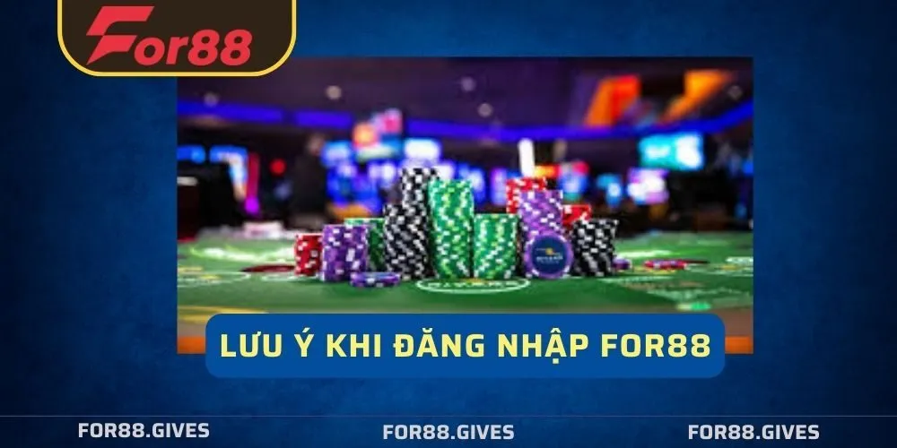 Những điều cần lưu ý khi đăng nhập